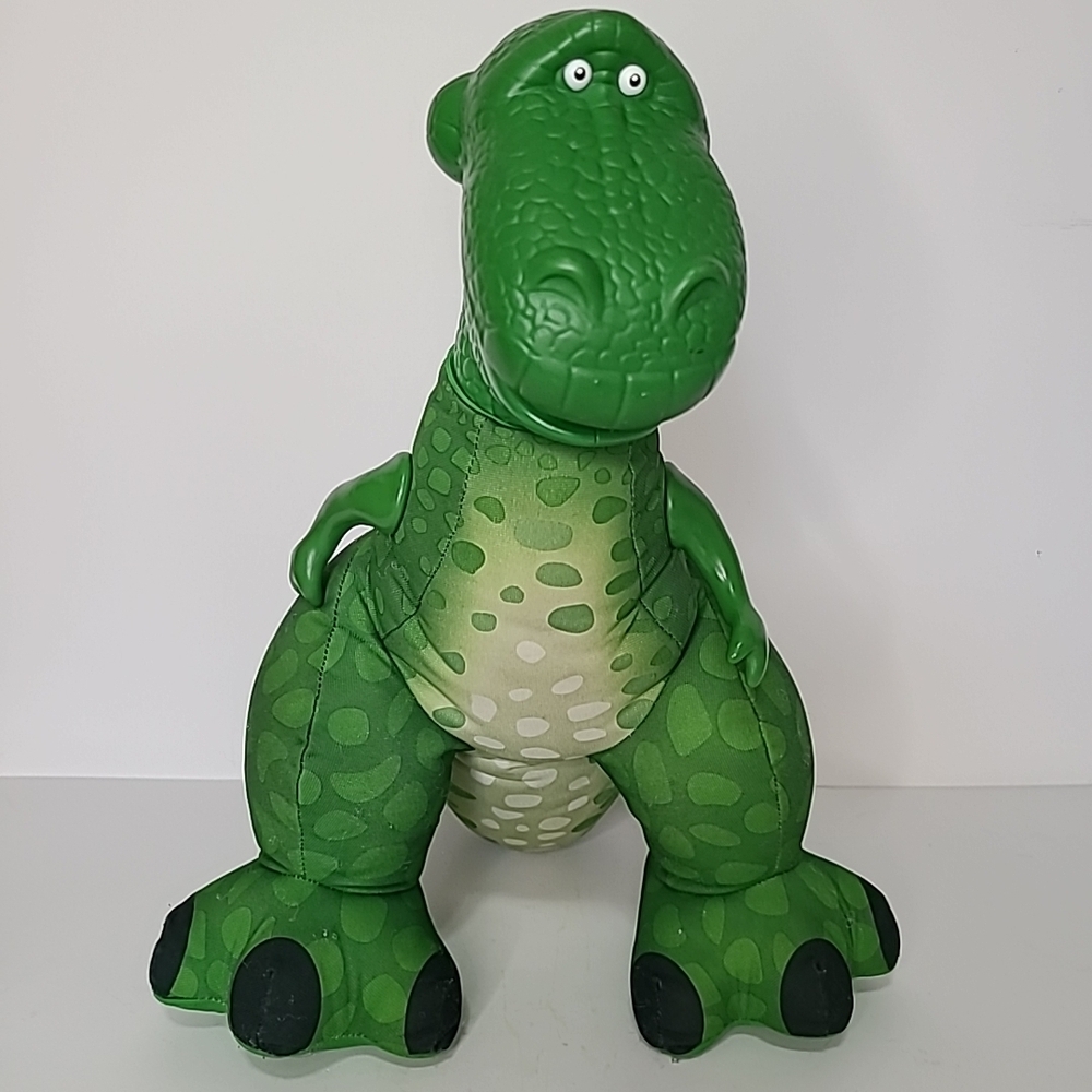 Disney Pixar Toy Story Rex Plush 14” Big Roarin’ Squeeze & Roar 2009